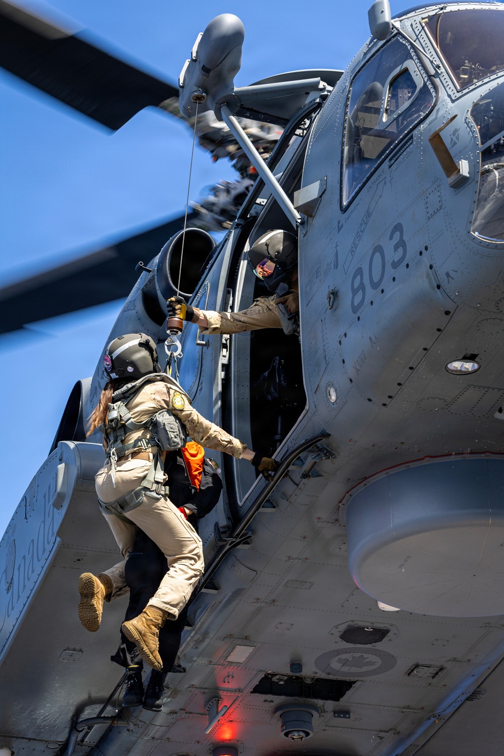 HMCS Ottawa conducts helicopter operations during RIMPAC 2026