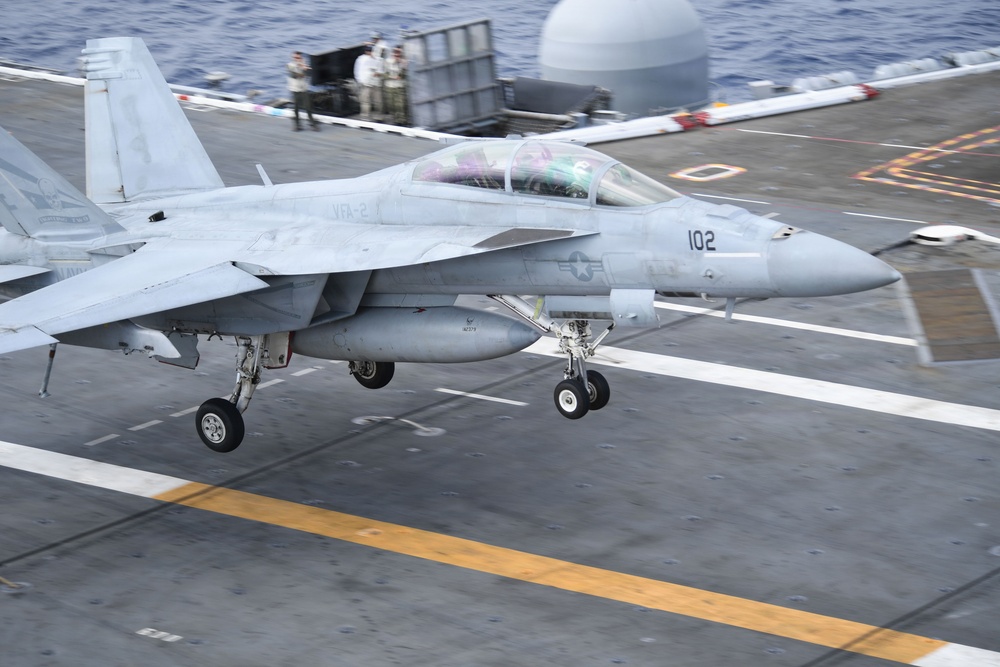USS Carl Vinson (CVN 70) conducts flight operations