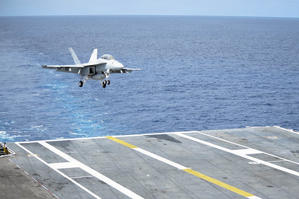 USS Carl Vinson (CVN 70) conducts flight operations