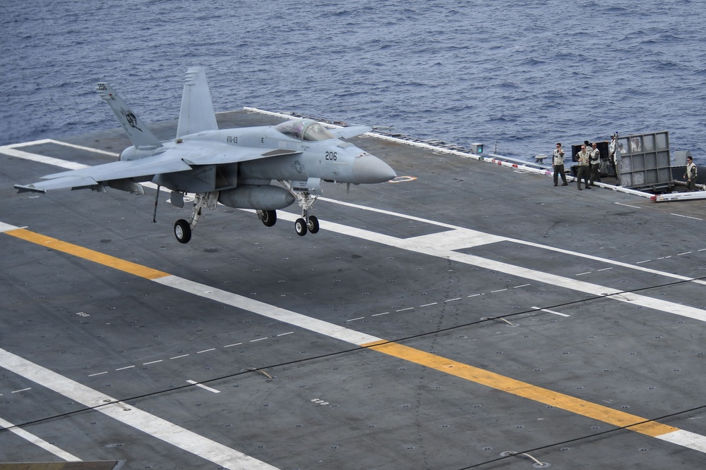 USS Carl Vinson (CVN 70) conducts flight operations
