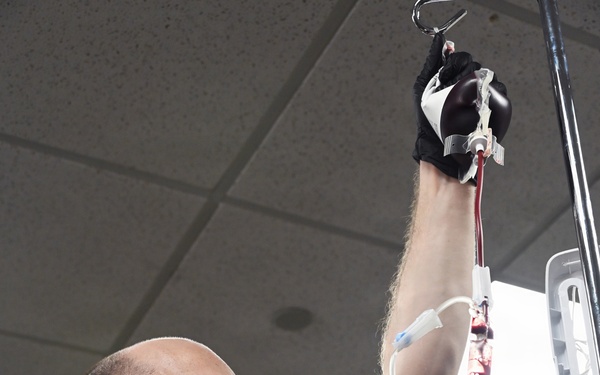 119th Wing medic trains for walking blood bank