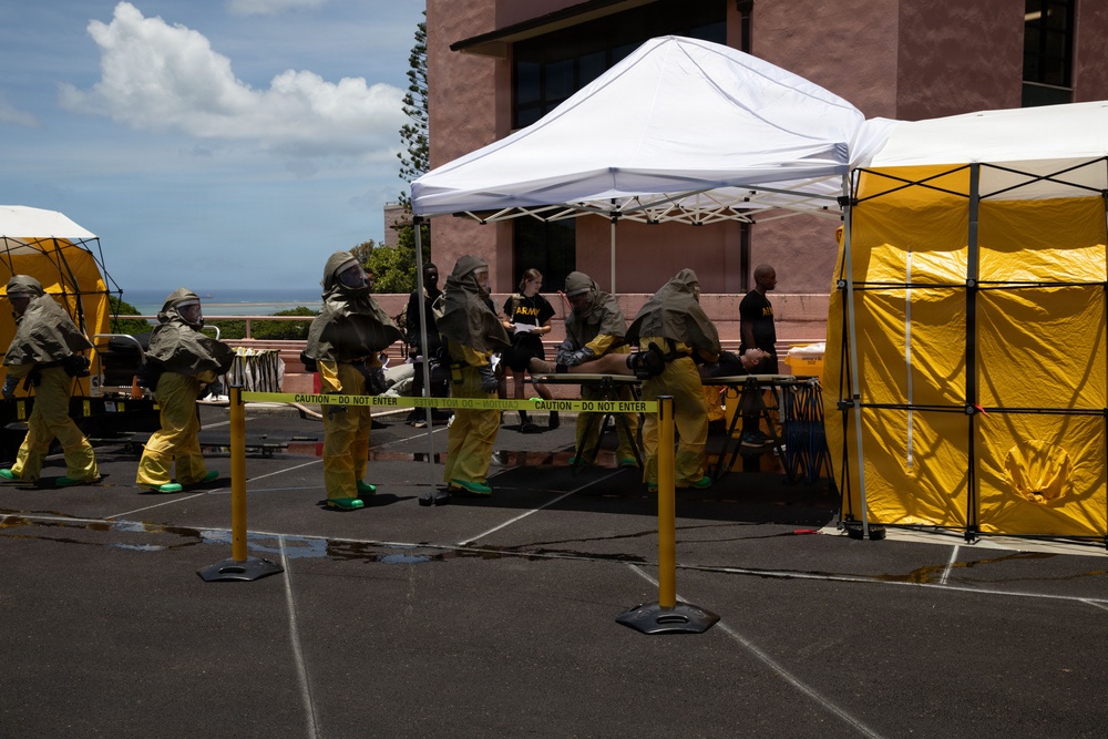 RIMPAC participants practice emergency medical response