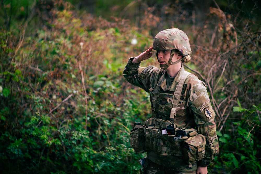 1st Special Forces Group (Airborne) conducts a field promotion board