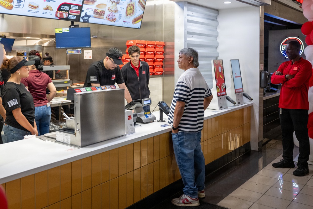 Wienerschnitzel Grand Opening on board Naval Base San Diego