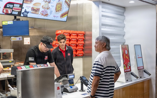 Wienerschnitzel Grand Opening on board Naval Base San Diego