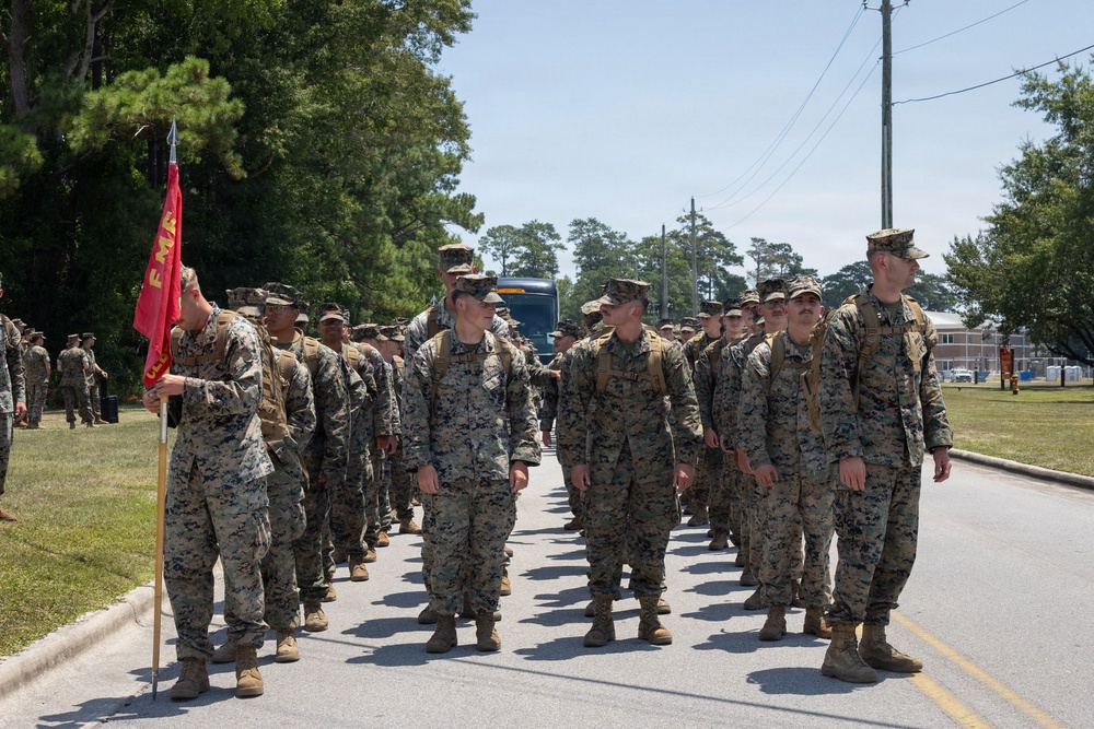 CLB-24 Marines and Sailors Return to Camp Lejeune after Deployment