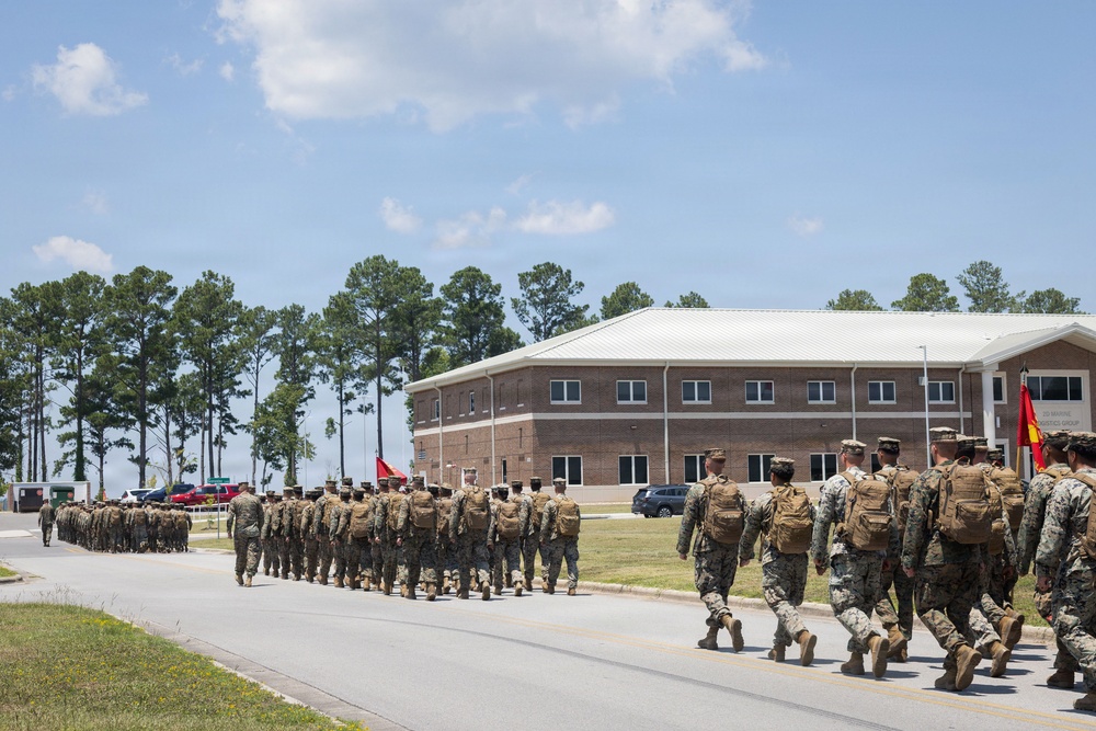 CLB-24 Marines and Sailors Return to Camp Lejeune after Deployment