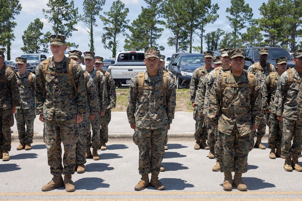 CLB-24 Marines and Sailors Return to Camp Lejeune after Deployment