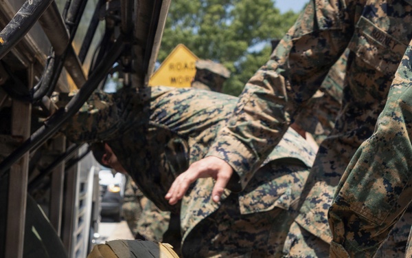 CLB-24 Marines and Sailors Return to Camp Lejeune after Deployment