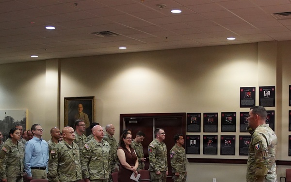 U.S. Army SATMO hold Change of Responsibility Ceremony