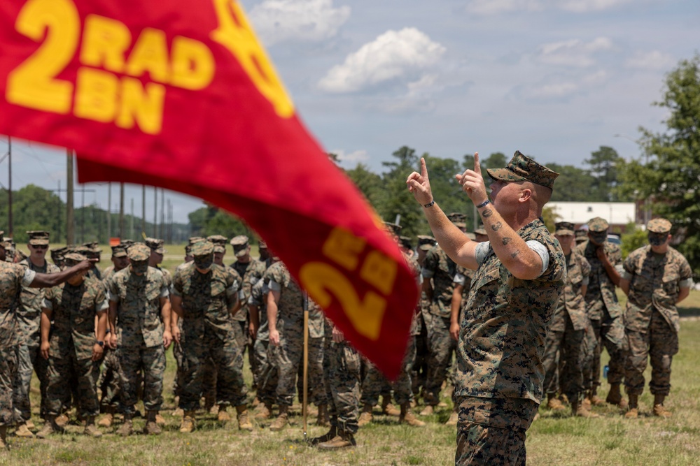 II Marine Expeditionary Force 2nd Radio Battalion “Chesty” Puller Award ceremony