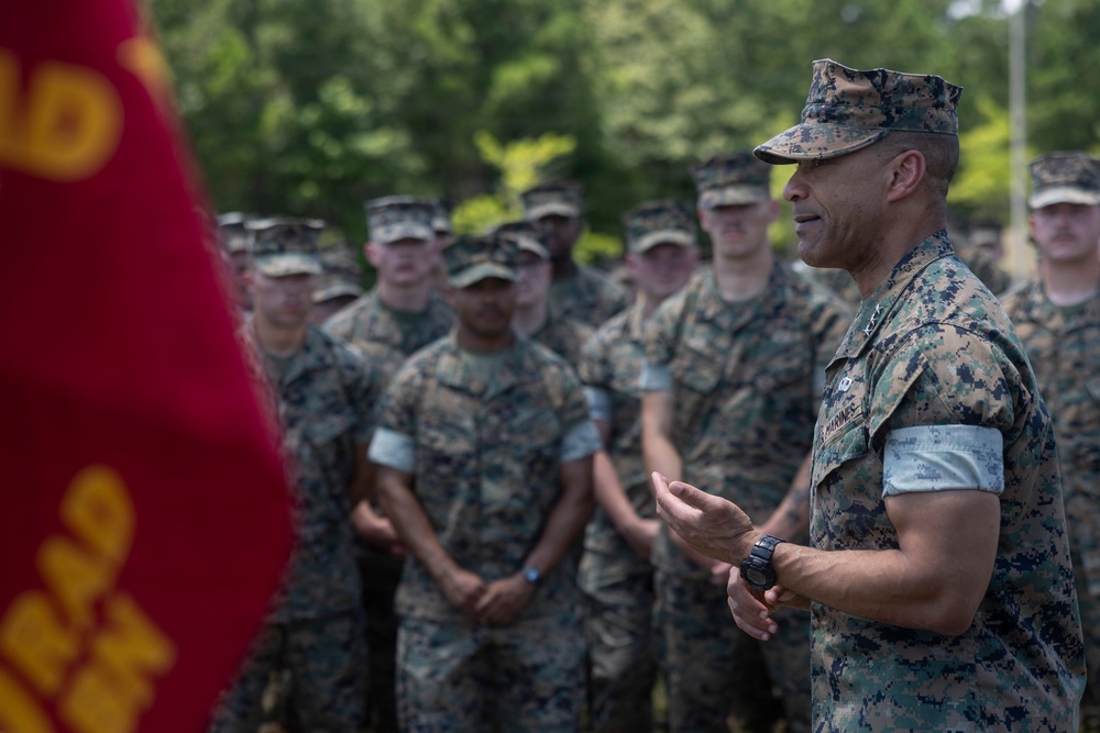 II Marine Expeditionary Force 2nd Radio Battalion “Chesty” Puller Award ceremony
