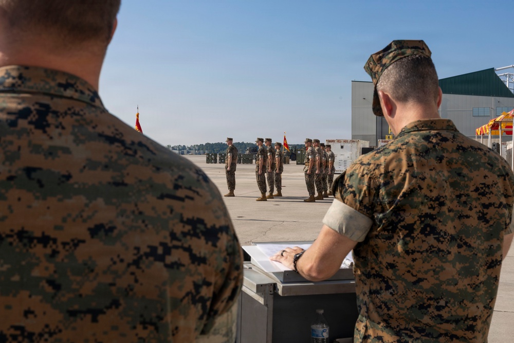 VMM-263 change of command ceremony