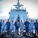 Key officers of BRP Miguel Malvar and ARM Benito Suarez pose for a photo during RIMPAC 26