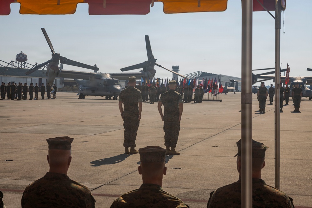 VMM-263 change of command ceremony