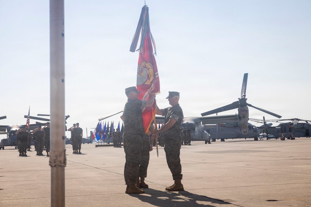 VMM-263 change of command ceremony