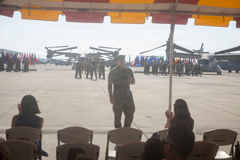 VMM-263 change of command ceremony