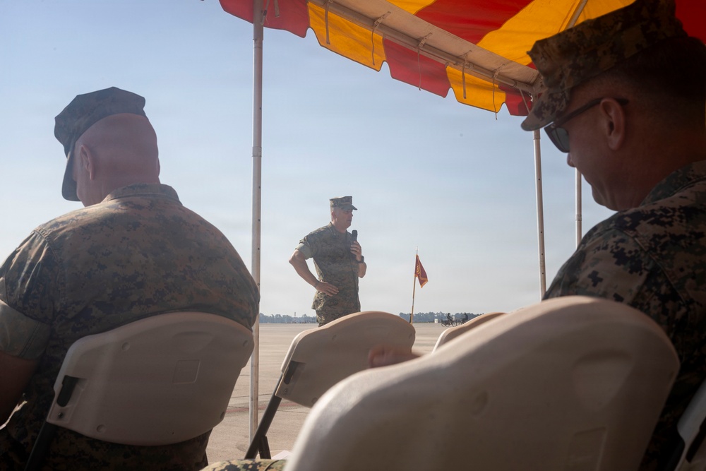 VMM-263 change of command ceremony