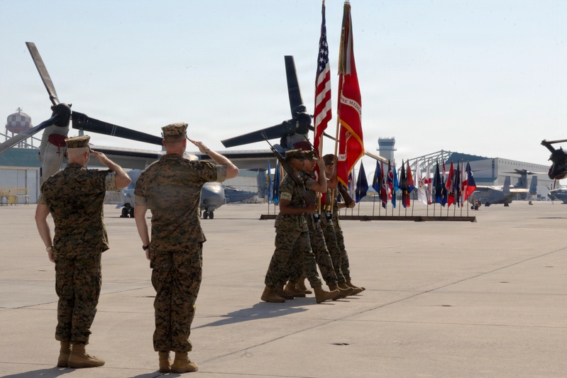 VMM-263 change of command ceremony