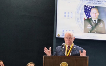 Wigglesworth inducted into Order of Eagle Rising Society at Fort Rucker