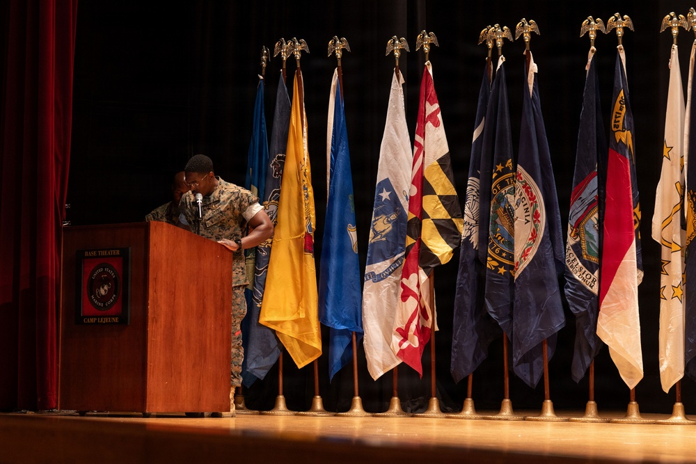 2nd Distribution Support Battalion Relief and Appointment Ceremony