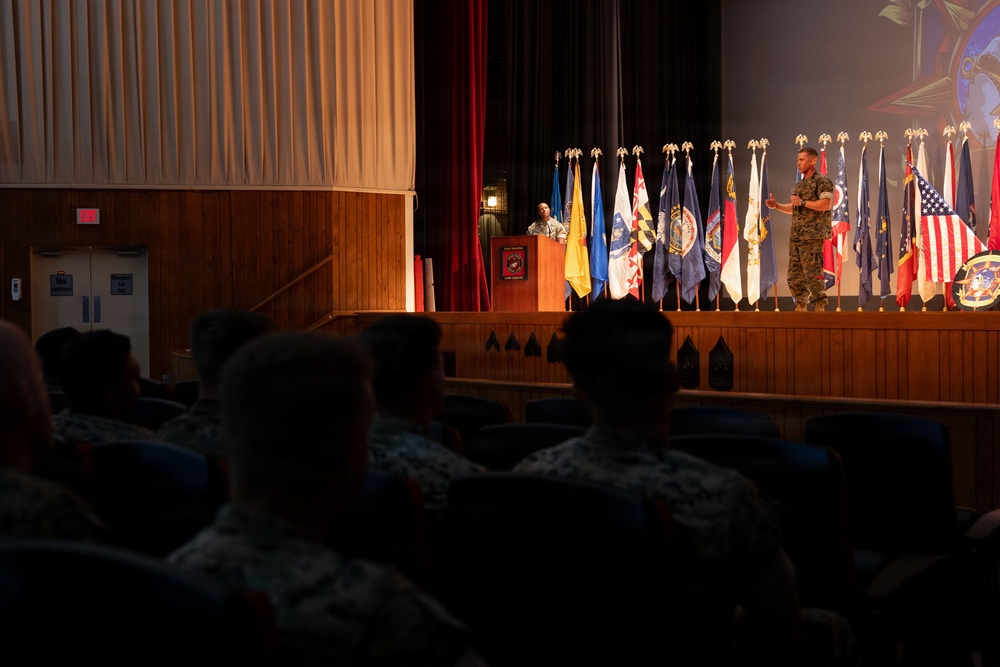 2nd Distribution Support Battalion Relief and Appointment Ceremony