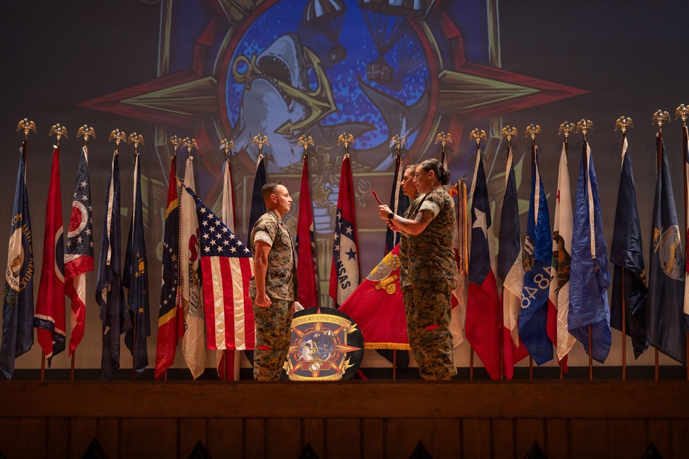 2nd Distribution Support Battalion Relief and Appointment Ceremony