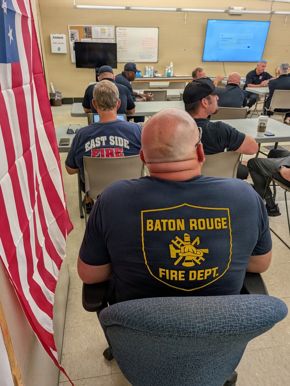 FBI New Orleans: Image of July 10th Briefing Supporting Baton Rouge Landfill Search