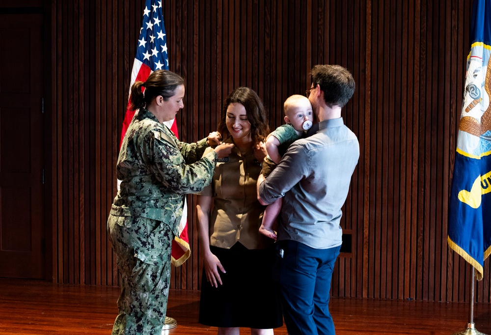 US Navy Band Pinning Ceremony