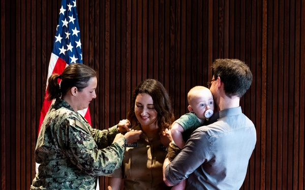 US Navy Band Pinning Ceremony