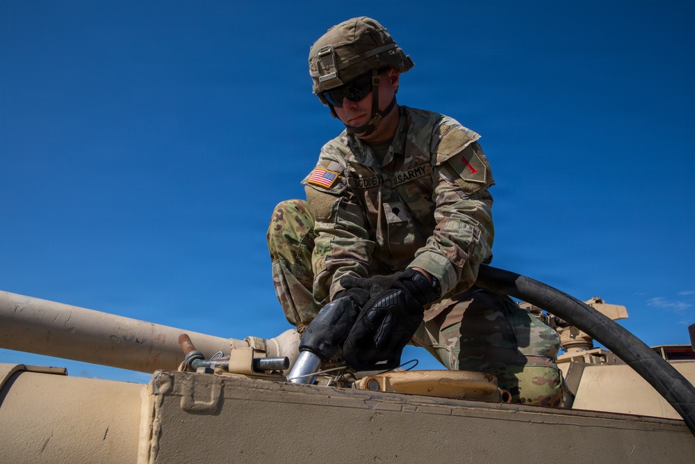 1-16 IR Refueling Operations at Fort Riley, Kansas on July 10, 2026
