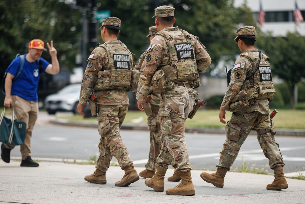Arkansas Guardsmen Patrol Nation’s Capitol