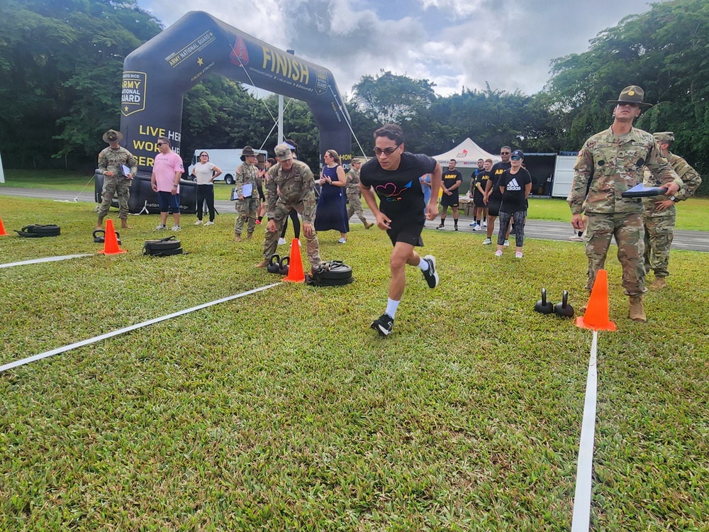 Media leaders experience a day in the life of a Soldier during Fort Buchanan's U.S. Army Media Academy