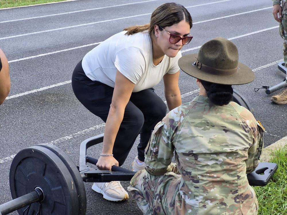 Media leaders experience a day in the life of a Soldier during Fort Buchanan's U.S. Army Media Academy