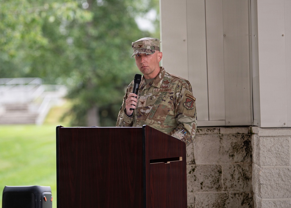 354th SFS Assumption of Command Ceremony