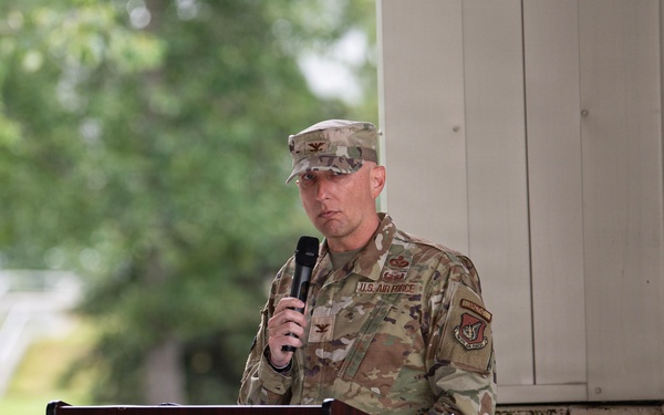 354th SFS Assumption of Command Ceremony