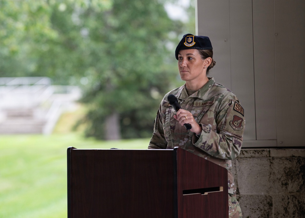 354th SFS Assumption of Command Ceremony