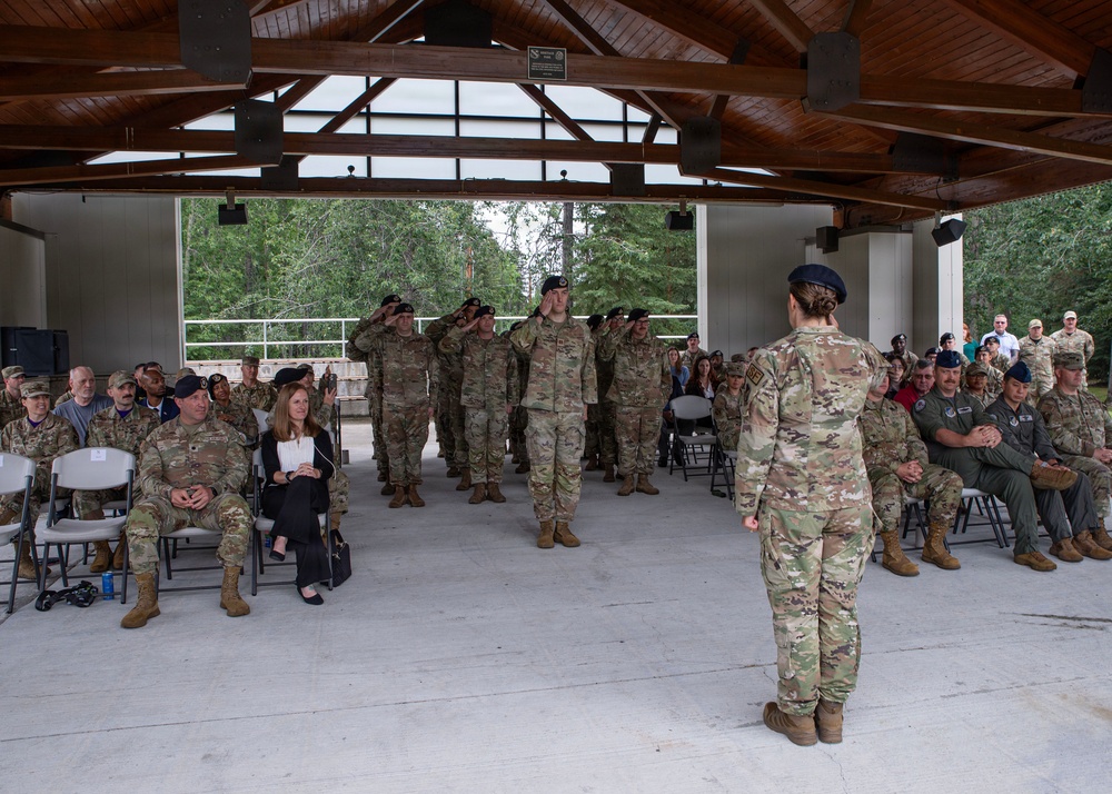 354th SFS Assumption of Command Ceremony