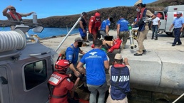 129th Rescue Wing save Mexican fisherman at sea