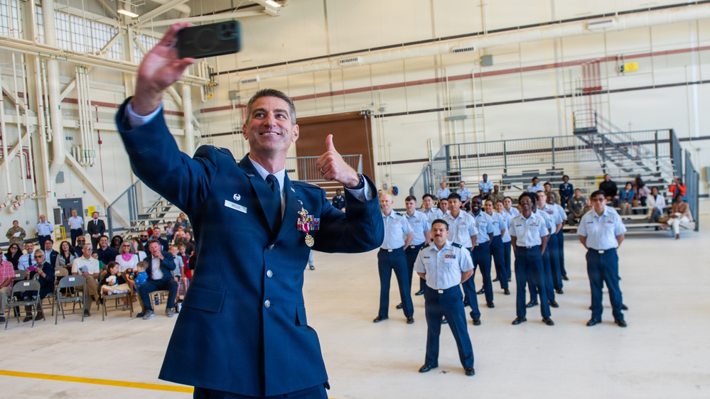 60th CPTS change of command ceremony