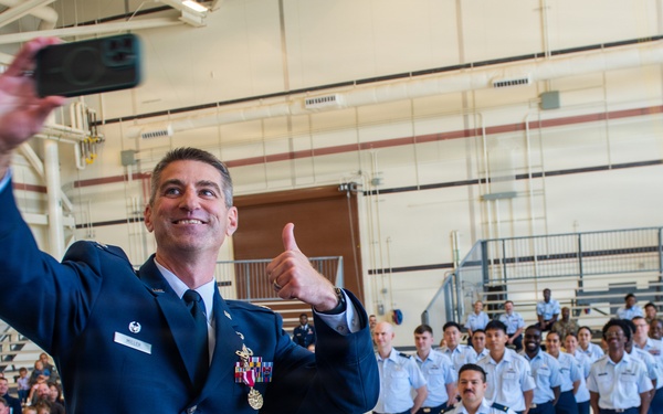 60th CPTS change of command ceremony