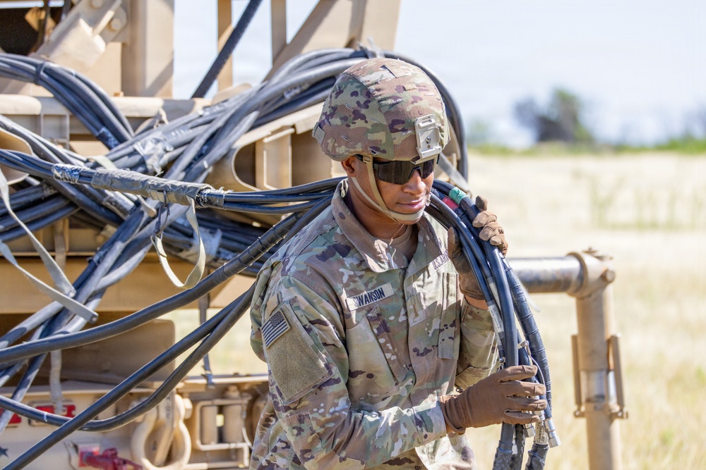 Delta Battery conducts site establishment during operational readiness exercise