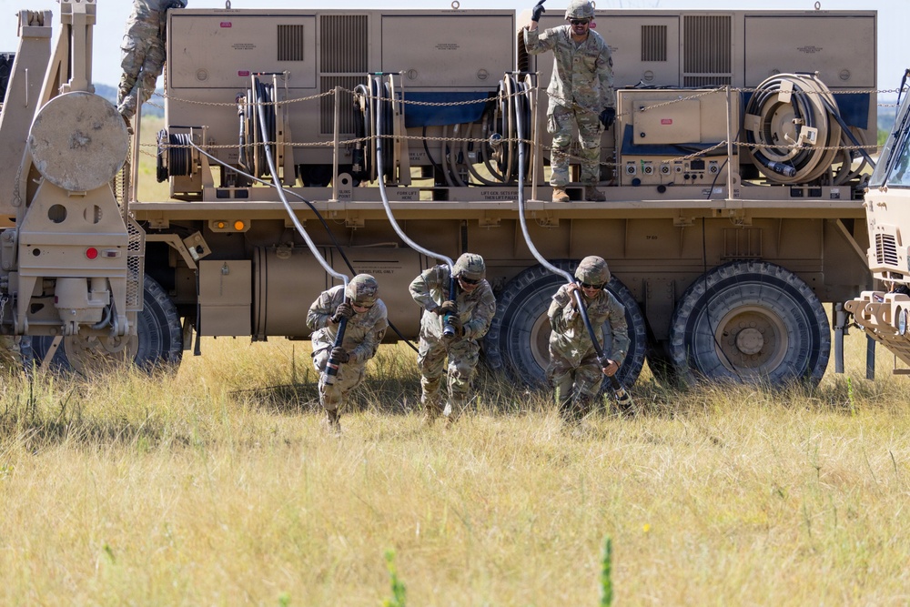 Delta Battery conducts site establishment during operational readiness exercise