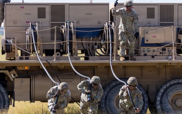 Delta Battery conducts site establishment during operational readiness exercise