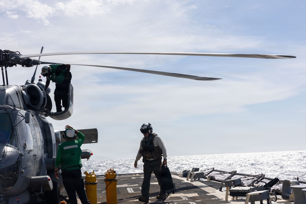 USS Gridley (DDG 101) supports disaster assistance for Venezuela