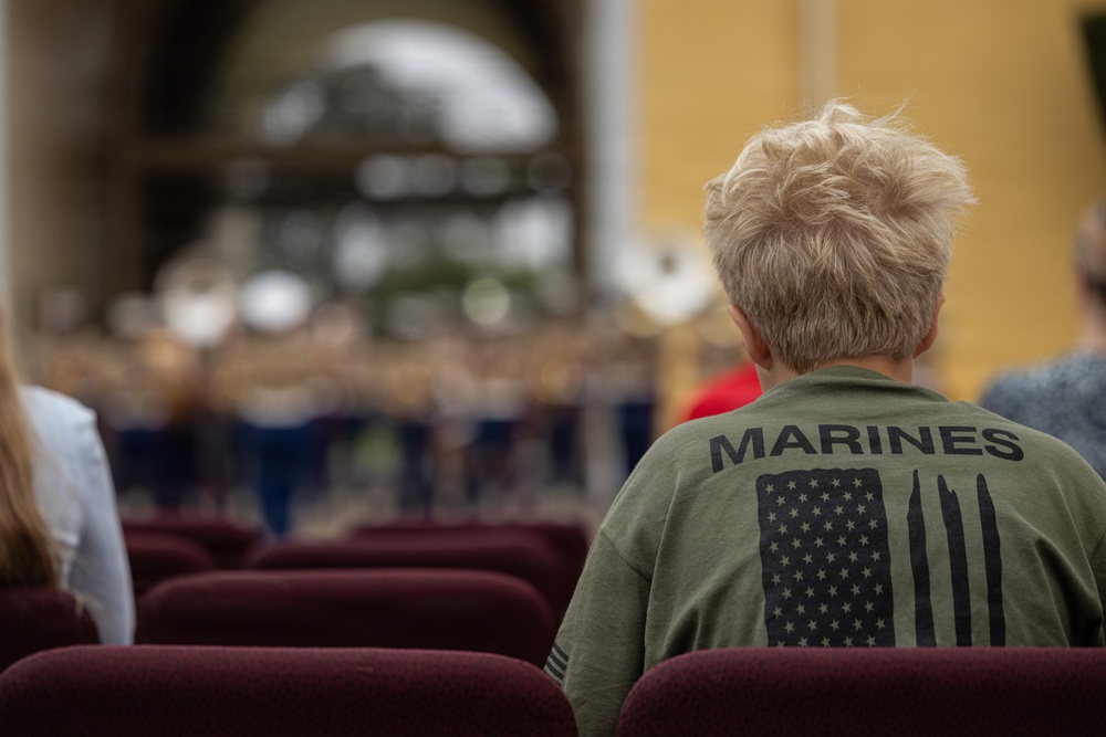Lima Company Morning Colors Ceremony