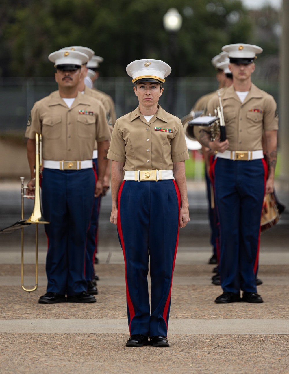 Lima Company Morning Colors Ceremony