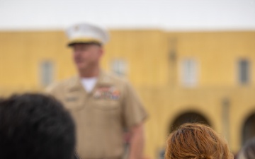Lima Company Morning Colors Ceremony