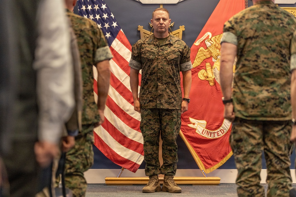 USMC Director of Intelligence Change of Command
