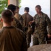 Maj. Gen. Jarrard Speaks With Marine at U.S. Embassy Caracas